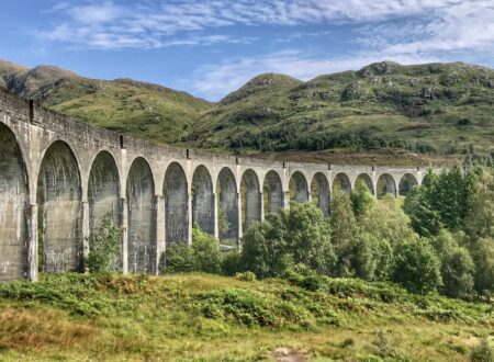 Anne Wilcox Photography travelling with a camera Scotland Glenfinnan viaduct Jacobite