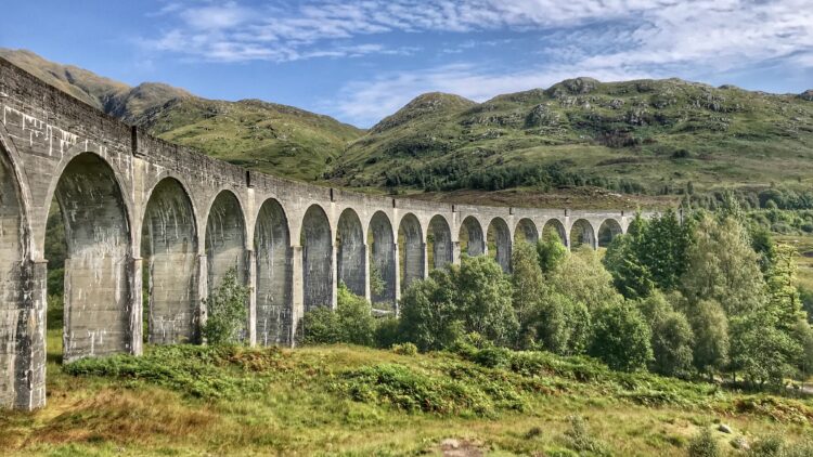 Glenfinnan Viaduct & Jacobite Steam Train