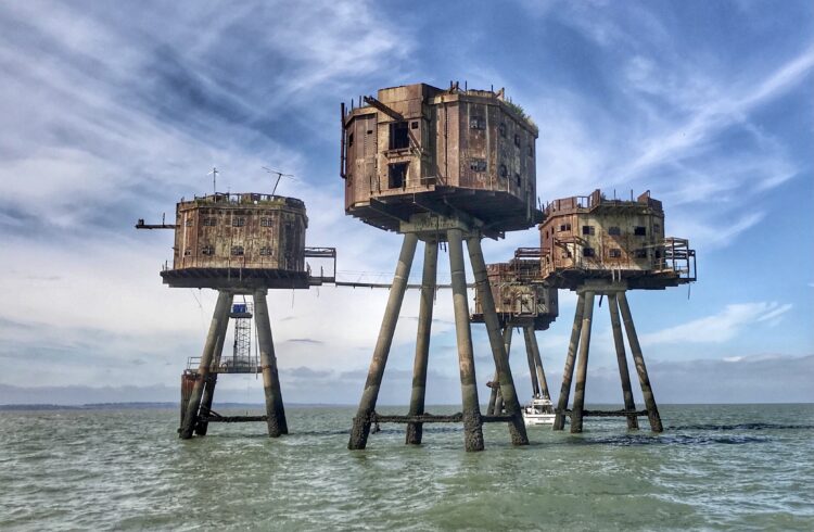 Maunsell Forts on Greta 1892 Maunsell Forts on Greta 1892