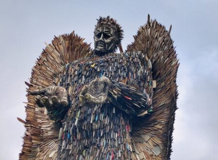Anne Wilcox Photography travelling with a camera Knife Angel British Ironworks Oswestry